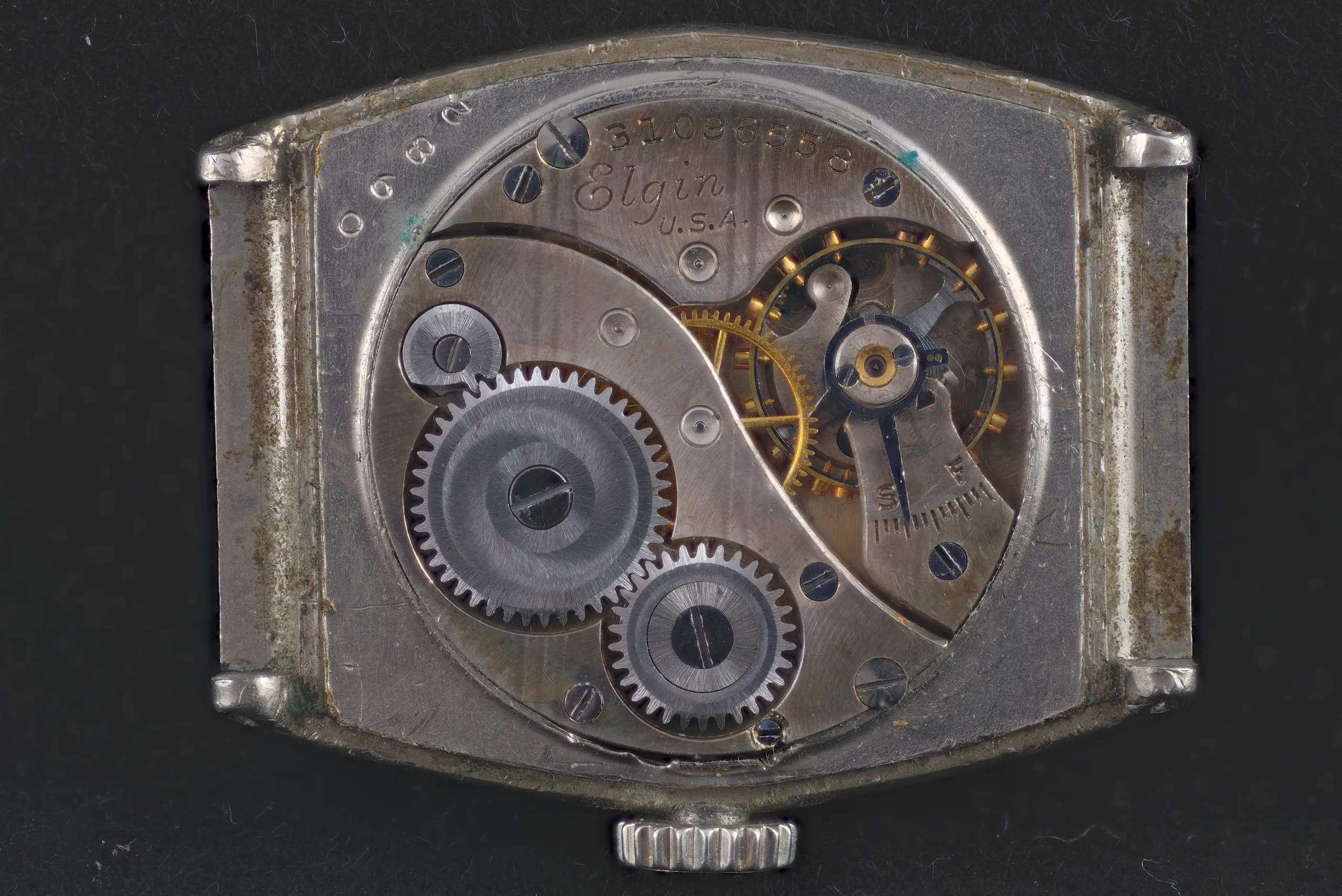 Haute horlogerie movement macro
